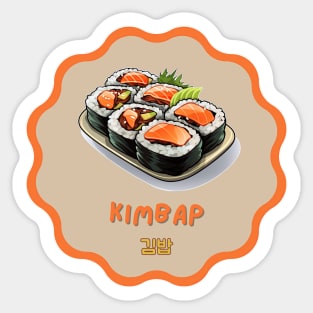 Kimbap | Korean cuisine | Traditional Food Sticker